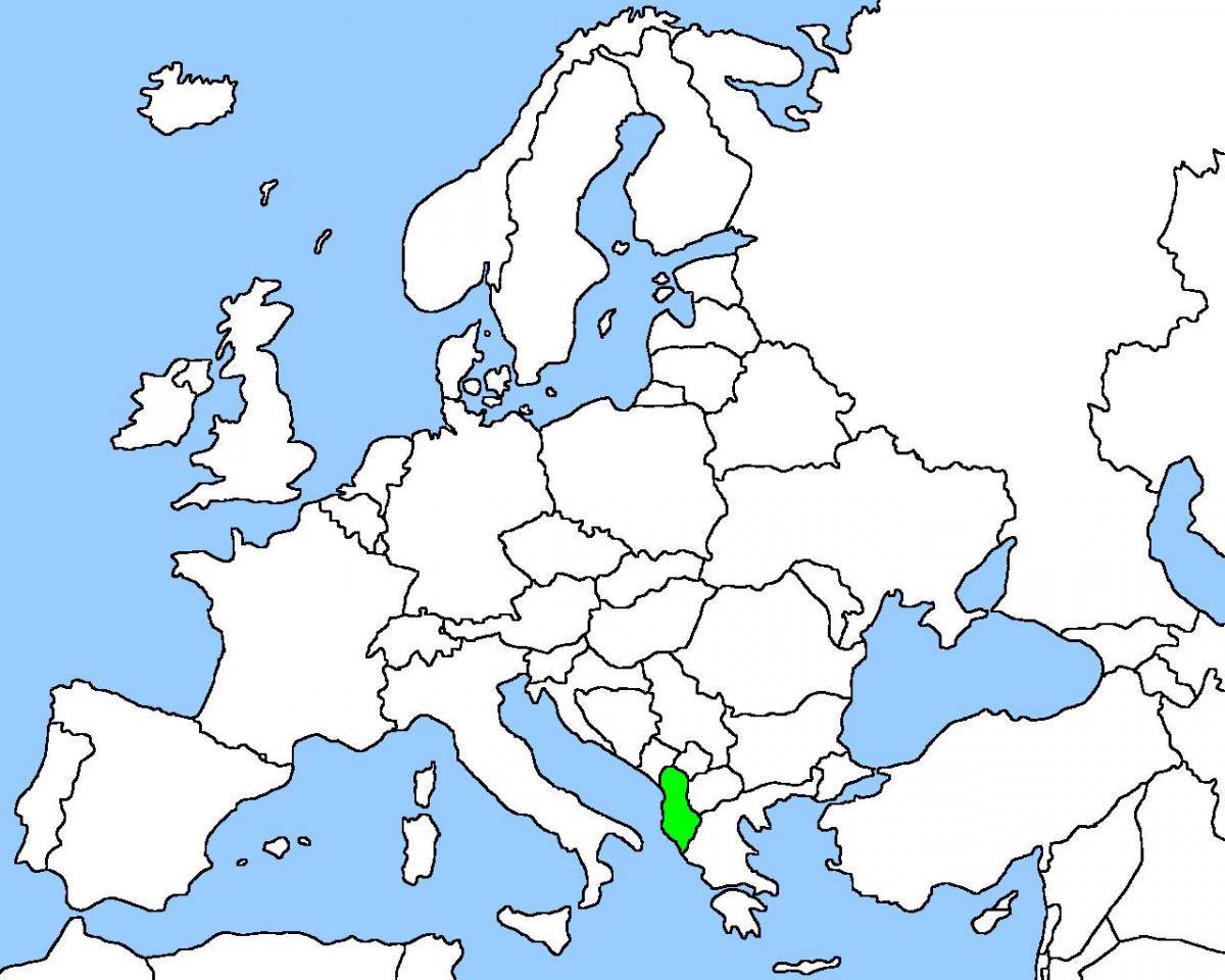 map of Albania map location